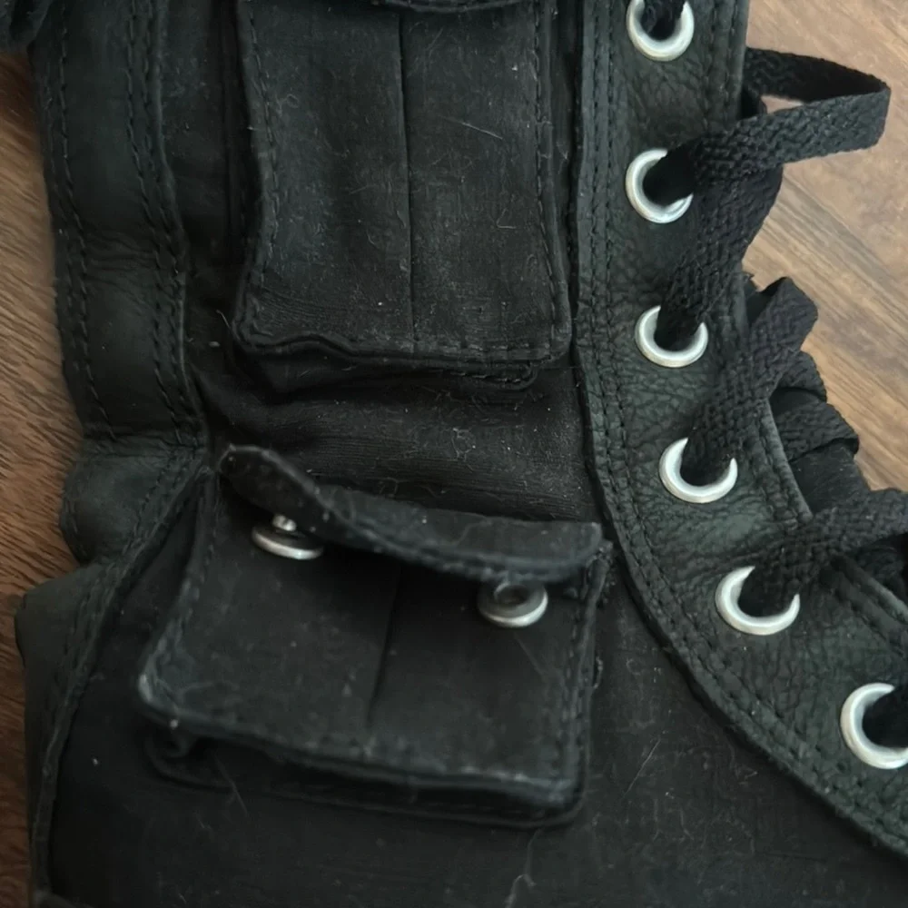 Converse Women's Black High-Top Sneakers - Picture 6 of 12